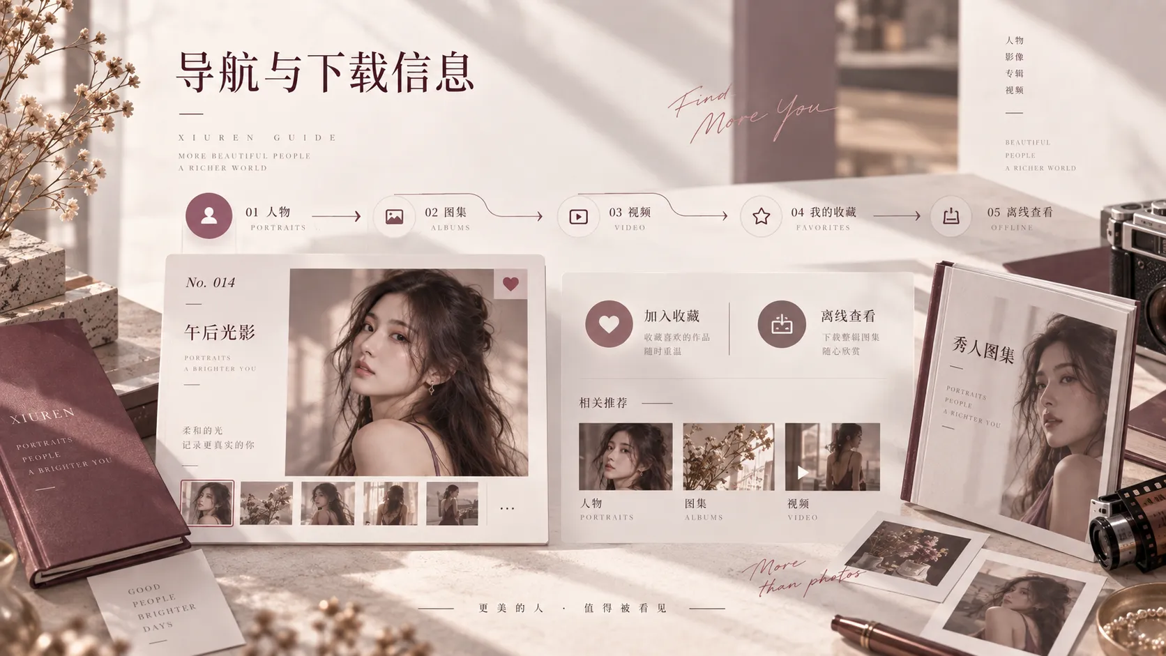 建筑线条重复背景中的人物构图